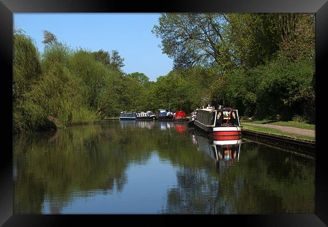 Narrowboats Framed Print by Chris Day