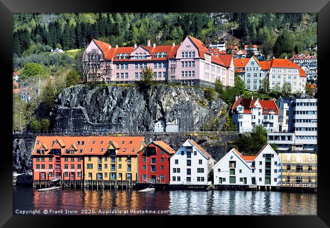 Arriving at Bergen Framed Print by Frank Irwin