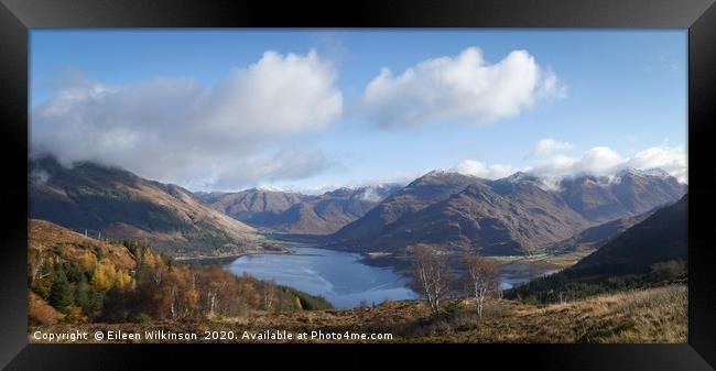 Morvich from Mam Ratagan Loch Duich in Glen Shiel Framed Print by Eileen Wilkinson ARPS EFIAP