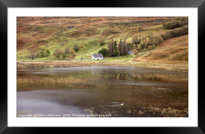 Loch Coultrie Framed Mounted Print by Eileen Wilkinson ARPS EFIAP