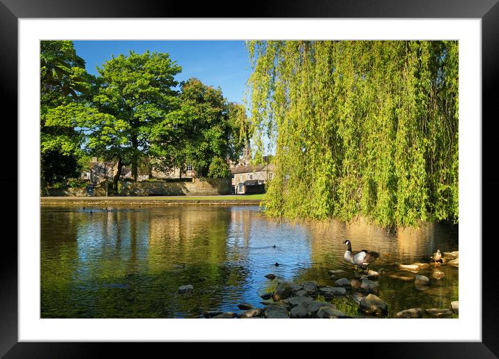 River Wye at Bakewell                        Framed Mounted Print by Darren Galpin