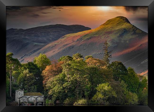 CATBELLS SUNSET Framed Print by Tony Sharp LRPS CPAGB