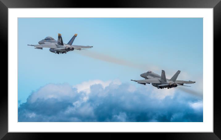 Hornets Departure Framed Mounted Print by Gareth Burge Photography