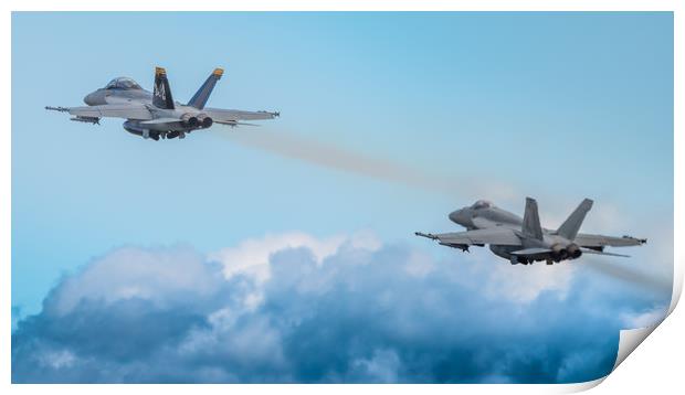 Hornets Departure Print by Gareth Burge Photography