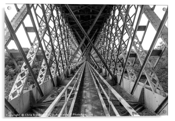 Tardes viaduct Acrylic by Chris Brookes
