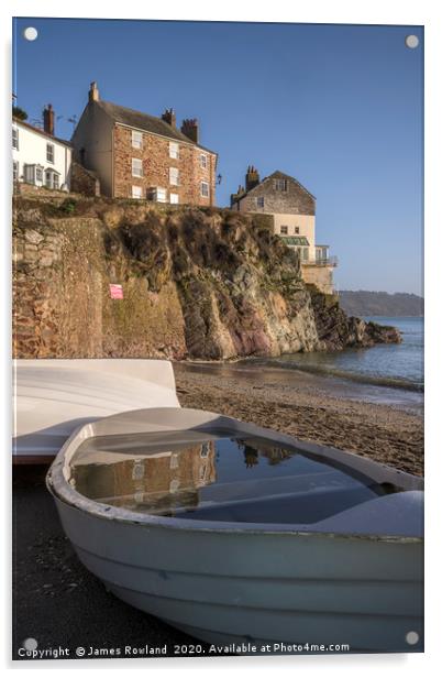 Cawsand Reflected Acrylic by James Rowland