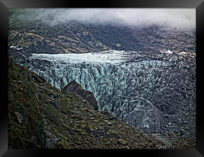 Fox glacier, New Zealand Framed Print by Martin Smith