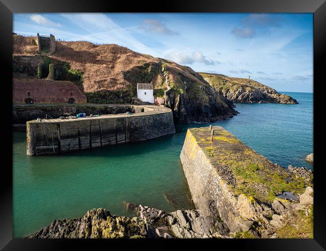 Porthgain Harbour, Pembrokeshire, Wales. Framed Print by Colin Allen