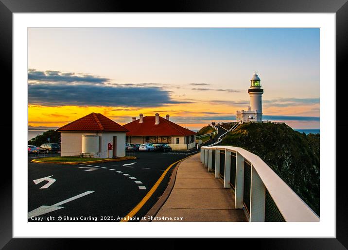 Cape Byron Lighthouse Framed Mounted Print by Shaun Carling