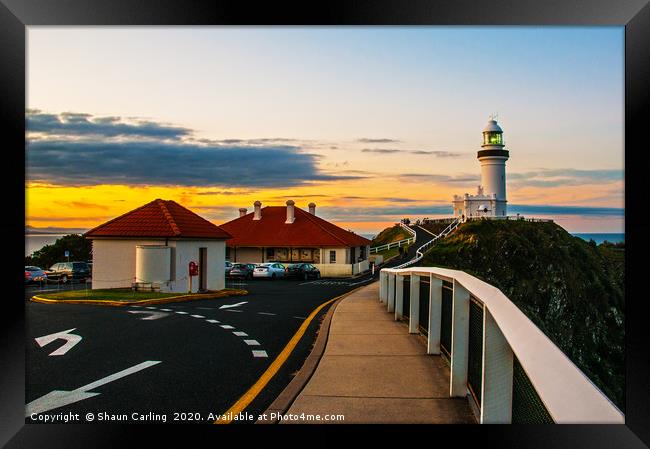 Cape Byron Lighthouse Framed Print by Shaun Carling