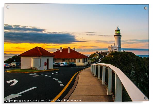 Cape Byron Lighthouse Acrylic by Shaun Carling