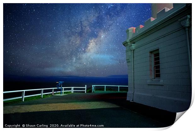 Byron Bay, Milky Way Print by Shaun Carling