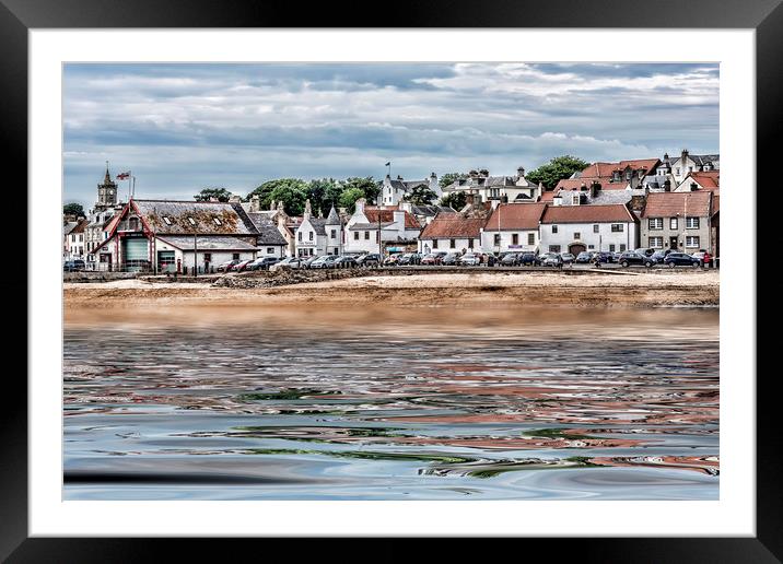 Anstruther Beach Framed Mounted Print by Valerie Paterson