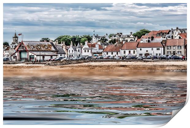 Anstruther Beach Print by Valerie Paterson