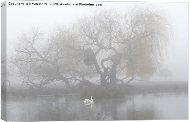 morning mist Canvas Print by Kevin White