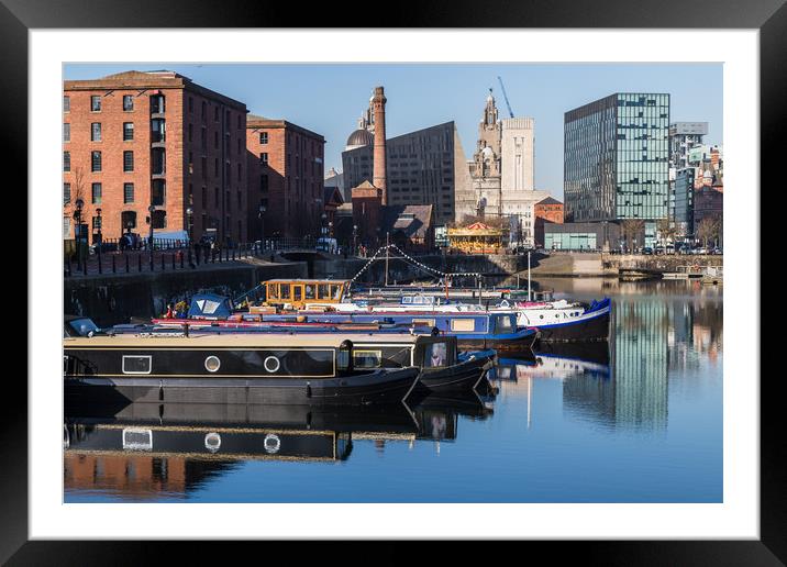 Boats on Salthouse Dock Framed Mounted Print by Jason Wells