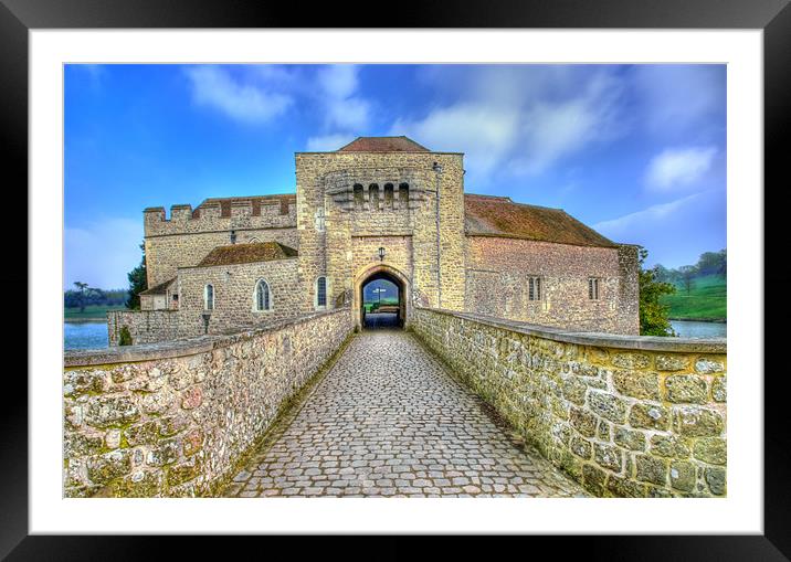 Moat House, Leeds Castle Framed Mounted Print by Chris Thaxter