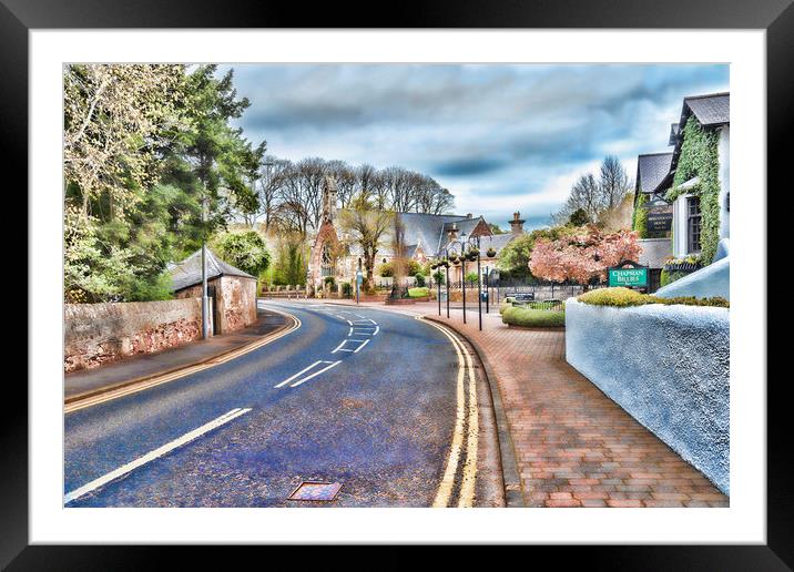 Alloway Framed Mounted Print by Valerie Paterson