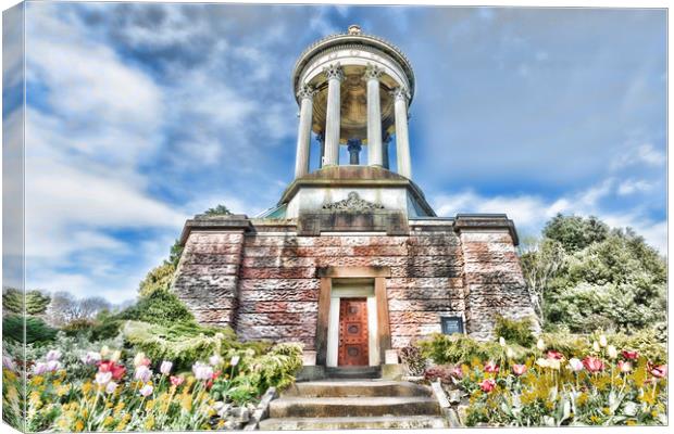 Burns Monument Alloway Canvas Print by Valerie Paterson
