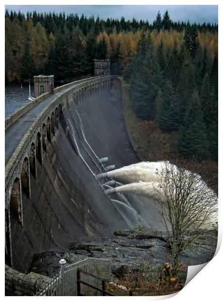 Laggan Dam, Scotland Print by Martin Smith