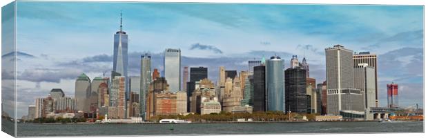 New York Skyline Canvas Print by Michael Hopes