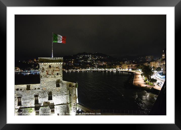 The Castle of Rapallo  Framed Mounted Print by Ulrich Trappschuh
