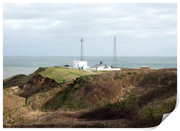 Flamborough Fog Station Print by Lilian Marshall