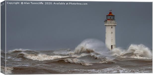 new brighton lighthouse Canvas Print by Alan Tunnicliffe