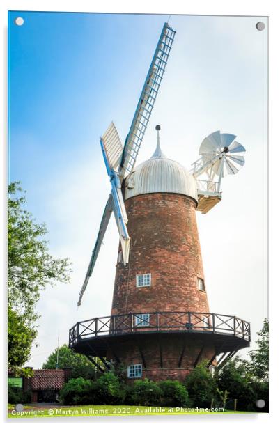 Green's Mill, Sneinton, Nottingham Acrylic by Martyn Williams