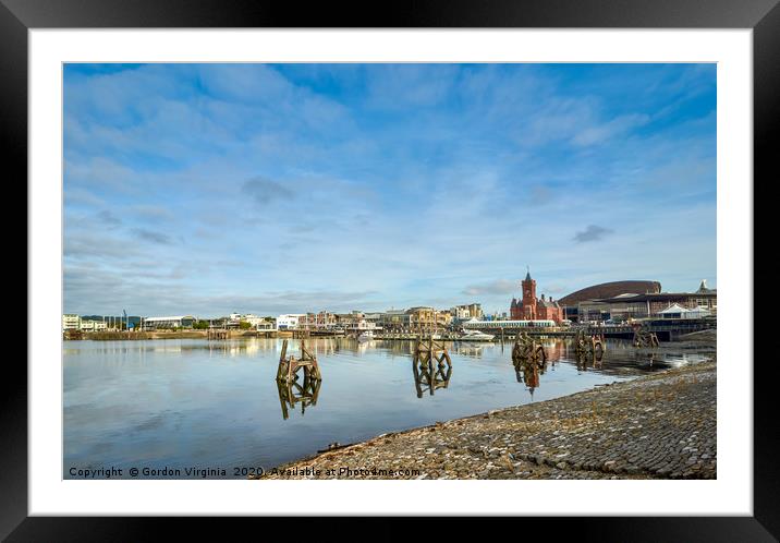 Cardiff Bay, South Wales Framed Mounted Print by Gordon Maclaren