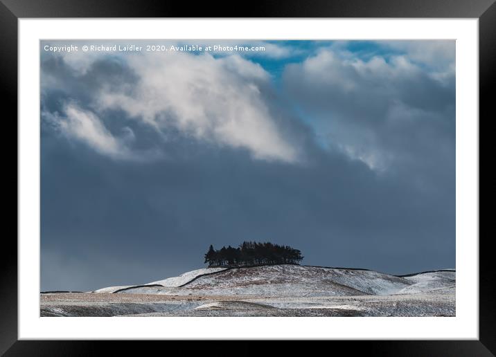 Kirkcarrion, Teesdale in Winter Framed Mounted Print by Richard Laidler