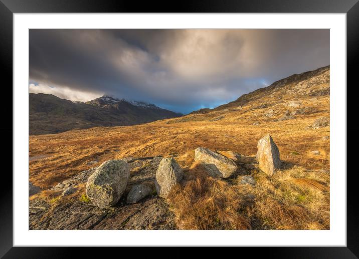 Old stones Framed Mounted Print by Jonathon barnett