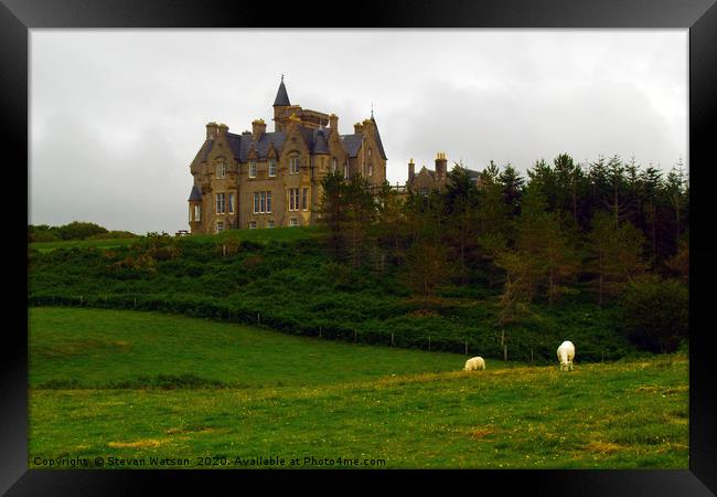 Glen Gorm Castle Framed Print by Steven Watson