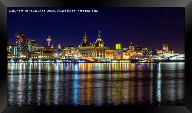LIVERPOOL WATERFRONT Framed Print by Kevin Elias