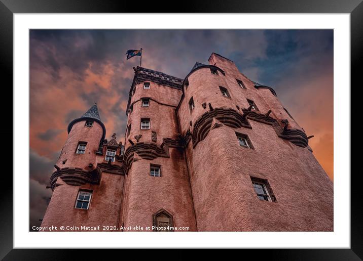 Craigievar Castle Framed Mounted Print by Colin Metcalf