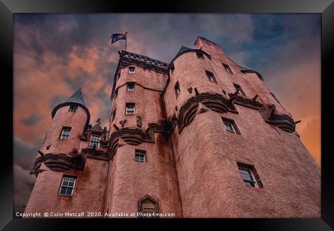 Craigievar Castle Framed Print by Colin Metcalf