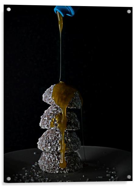 Caramel snowballs Acrylic by Martin Smith
