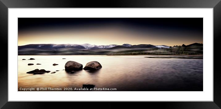 Loch Morlich No.6 (Panoramic) Framed Mounted Print by Phill Thornton