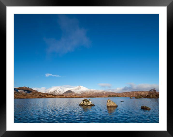 Lochan na h-Achlaise, Rannoch Moor, Scotland. Framed Mounted Print by Tommy Dickson