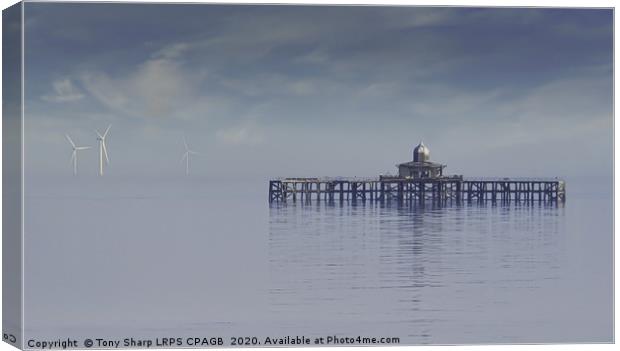 HERNE BAY PIER  Canvas Print by Tony Sharp LRPS CPAGB