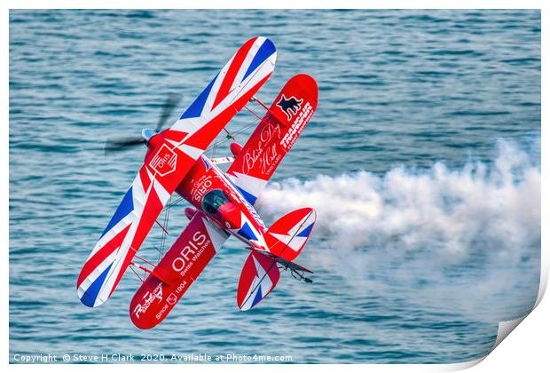 Pitts Special - The Muscle Biplane Print by Steve H Clark