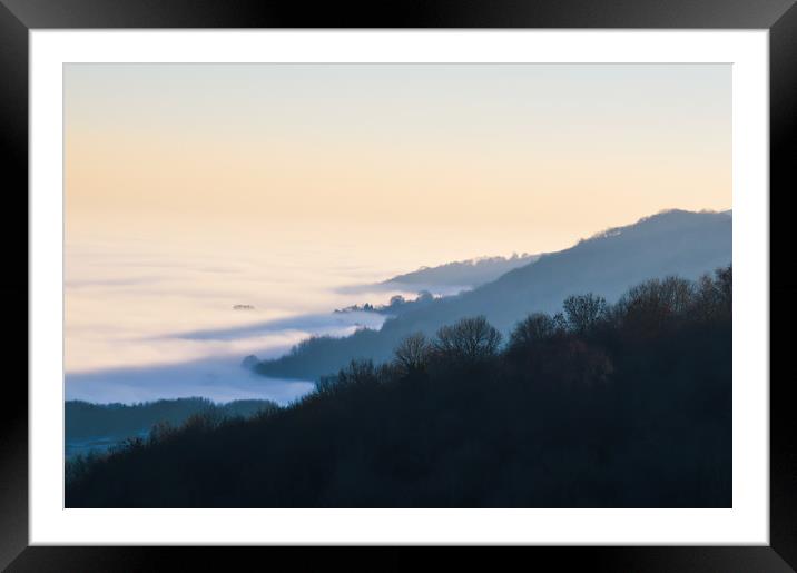 Cloud Inversion Framed Mounted Print by David Wall