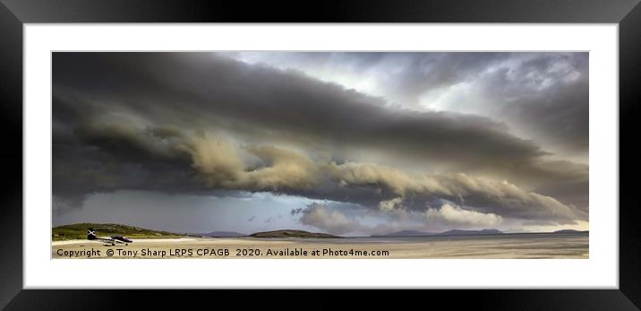 STORM APPROACHING Framed Mounted Print by Tony Sharp LRPS CPAGB