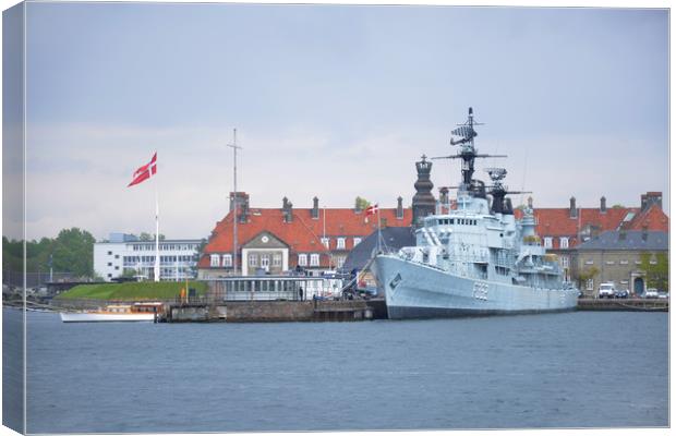 HDMS Peder Skram in Copenhagen Holmen Canvas Print by Vladimir Rey