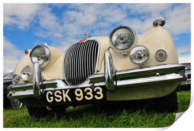 Jaguar Classic Vintage Motor Car Print by Andy Evans Photos