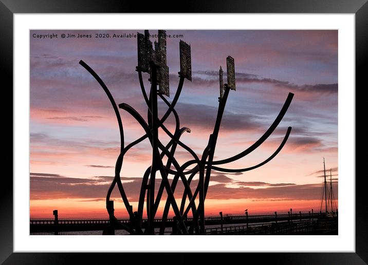 The Spirit of the Staithes Framed Mounted Print by Jim Jones