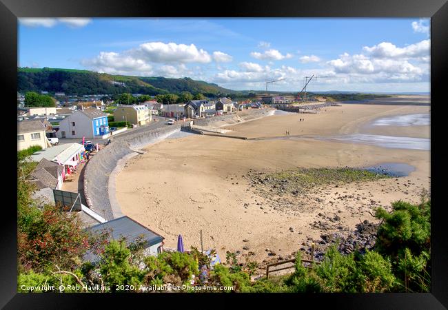 Pendine Sands  Framed Print by Rob Hawkins