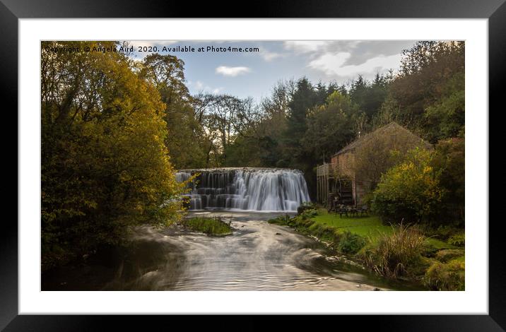 Rutter Falls. Framed Mounted Print by Angela Aird