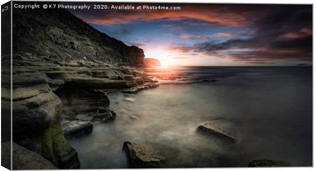 Old Hartley Sunrise Canvas Print by K7 Photography