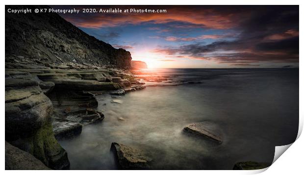 Old Hartley Sunrise Print by K7 Photography